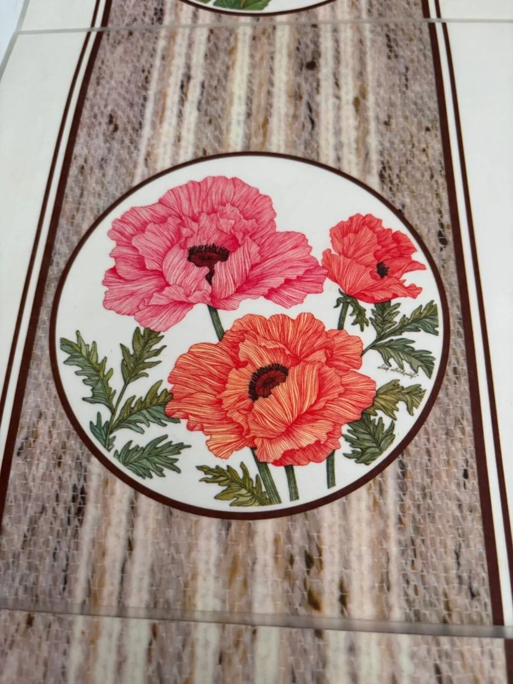 Garden Bouquet Settings Double-Sided Floral Placemats Set Of 6 By Current
